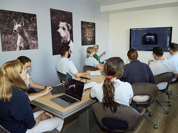 (Röntgen-)Visite des Stationsteams